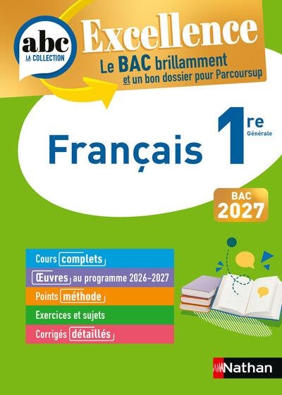 ABC BAC EXCELLENCE FRANÇAIS 1RE 2027 | 9782095062927 | COLLECTIF