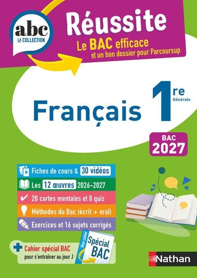 ABC RÉUSSITE FRANÇAIS 1RE 2027 | 9782095063108 | COLLECTIF
