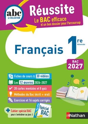 ABC RÉUSSITE FRANÇAIS 1RE 2027 | 9782095063108 | COLLECTIF