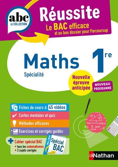 ABC RÉUSSITE MATHS 1RE 2027 | 9782095065065 | COLLECTI