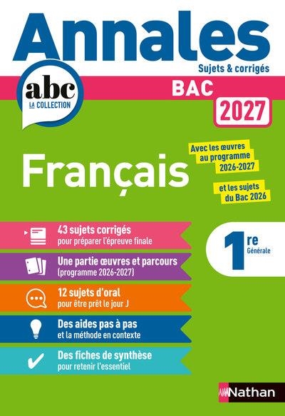 ANNALES BAC FRANÇAIS 2027 | 9782095065010 | COLLECTIF