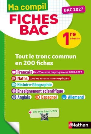 MA COMPIL FICHES 1ÈRE 2027 | 9782095063856 | COLLECTIF
