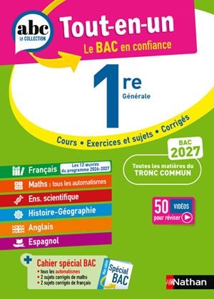 TOUT EN UN 1ÈRE - 2027 | 9782095063825 | COLLECTIF