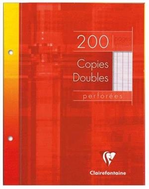 FEUILLES DOUBLES SEYES A4 - FULLS DOBLES SEYES A4 200P | 3329680471106